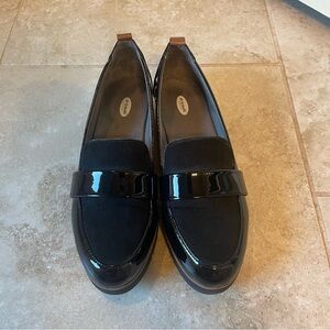 Dr. Scholl's Black Patent Loafers for Women